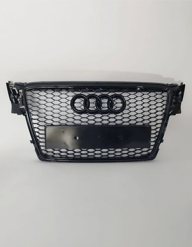 Audi A4 B8 8K 2007-2011 Griglia Anteriore RS4 Calandra Nero Lucido