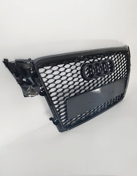 Audi A4 B8 8K 2007-2011 Griglia Anteriore RS4 Calandra Nero Lucido