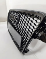 Audi A4 B8 8K 2007-2011 Griglia Anteriore RS4 Calandra Nero Lucido