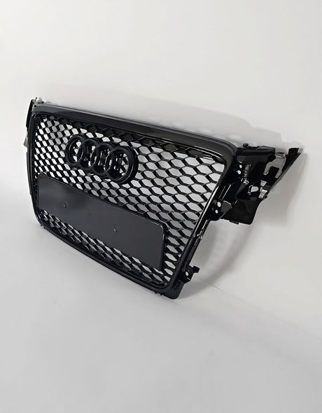 Audi A4 B8 8K 2007-2011 Griglia Anteriore RS4 Calandra Nero Lucido