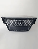 Audi A4 B8 8K 2007-2011 Griglia Anteriore RS4 Calandra Nero Lucido
