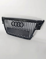Audi A4 B8 8K 2007-2011 Griglia Anteriore RS4 Calandra Nero Lucido