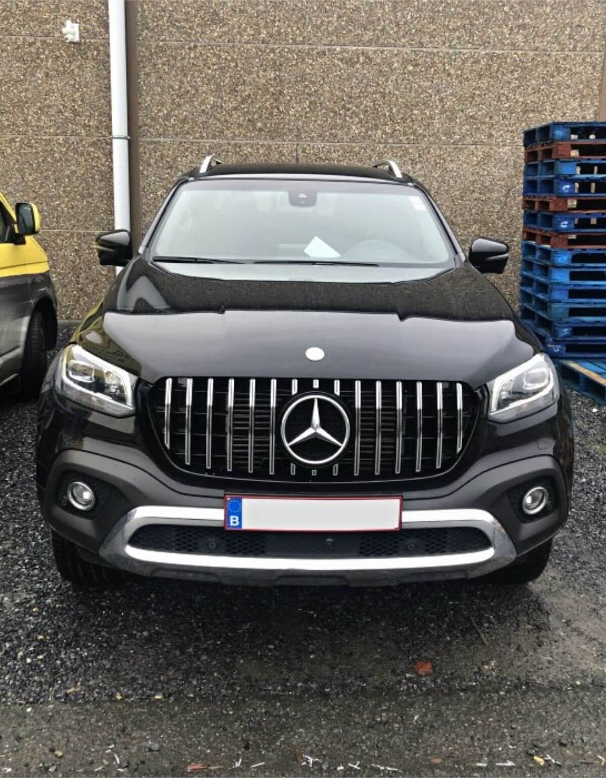 Mercedes Classe X W470 2017-2020 Griglia Anteriore Ottica GT Nero Cromato