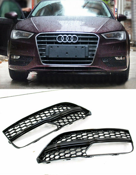 Audi A3 8V 2012-2016 Griglia Radiatore & Griglie Laterali Fendinebbia RS3 Look