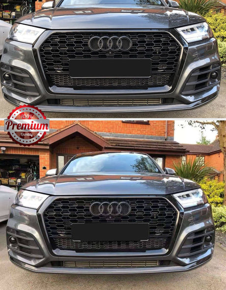 Audi Q5 FY 2016-2020 Griglia Radiatore + Griglie Paraurti Fendinebbia RSQ5 Lokk