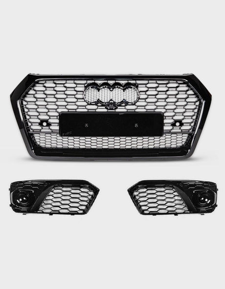 Audi Q5 FY 2016-2020 Griglia Radiatore & Griglie Paraurti Fendinebbia RSQ5 Look