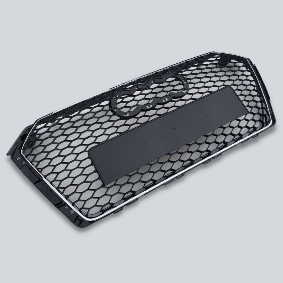 Audi A4 B9 2015-2019 Griglia Radiatore RS4 Look Nero Cromato