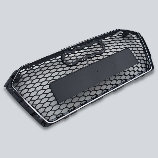 Audi A4 B9 2015-2019 Griglia Radiatore RS4 Look Nero Cromato