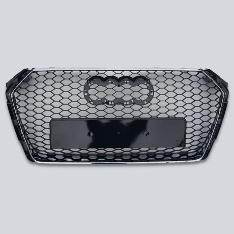Audi A4 B9 2015-2019 Griglia Radiatore RS4 Look Nero Cromato