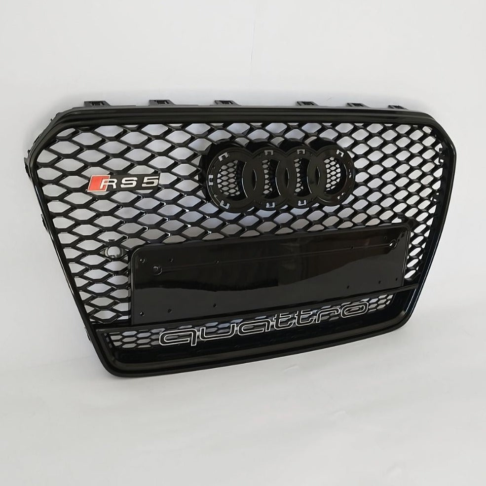 Audi A5 8T 2012-2016 Griglia Radiatore RS5 Look Quattro Calandra Anteriore, Mascherina in Ottica RS 5
