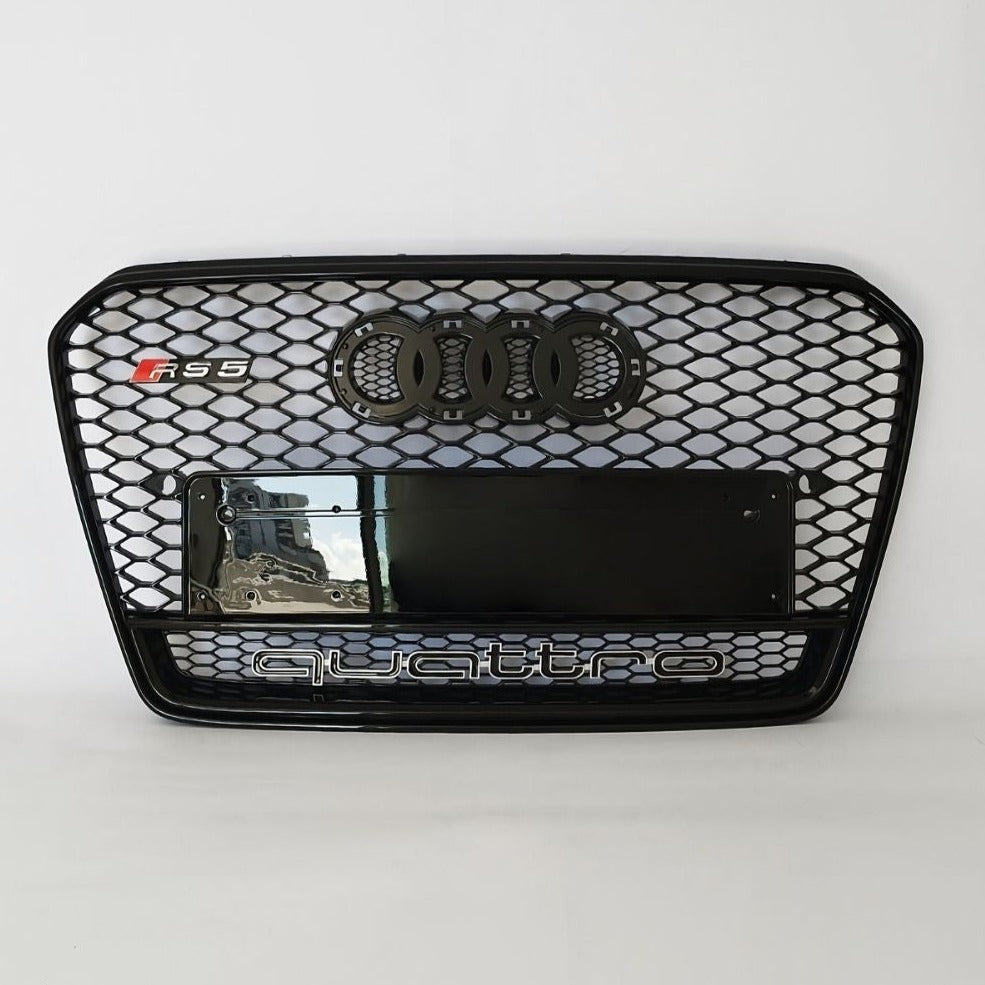 Audi A5 8T 2012-2016 Griglia Radiatore RS5 Look Quattro Calandra Anteriore, Mascherina in Ottica RS 5