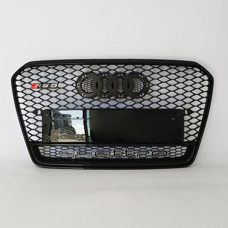 Audi A5 8T 2012-2016 Griglia Radiatore RS5 Look Quattro Calandra Anteriore, Mascherina in Ottica RS 5