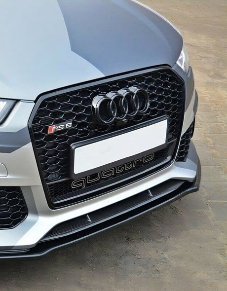 Audi A6 4G C7 2010-2014 Griglia Radiatore RS6 Quattro Look, Calandra Anteriore | Mascherina Nero Lucido