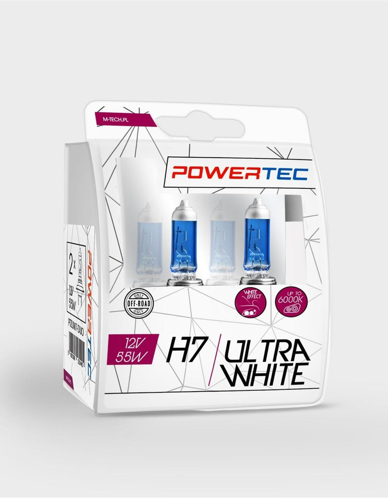 H7 Powertec Ultra White 55W 12V Px26d