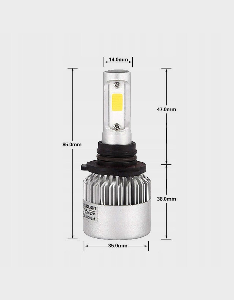 HB4 Led Lampade Anabbaglianti Canbus 6500K 80W 8000lm