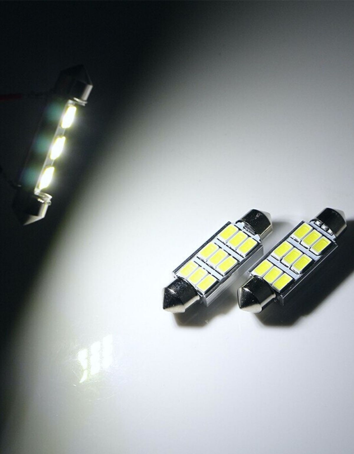 C5W 36mm LED 9Smd Luci Targa Canbus Bianco 6000K