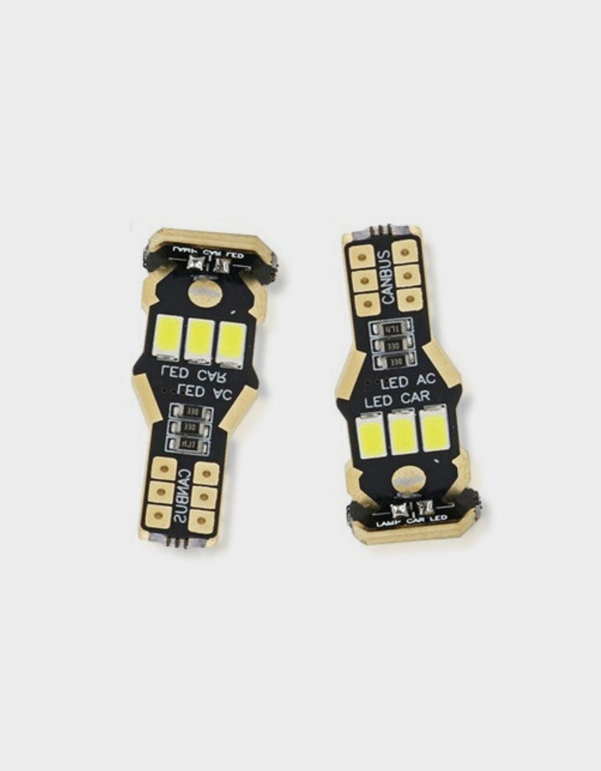 W16W T15 LED 9Smd Lampadine Retromarcia Bianco 6000K