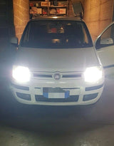 Fiat Panda 169 2003-2012 Lampade H4 LED 6500K Bianco 8000lm