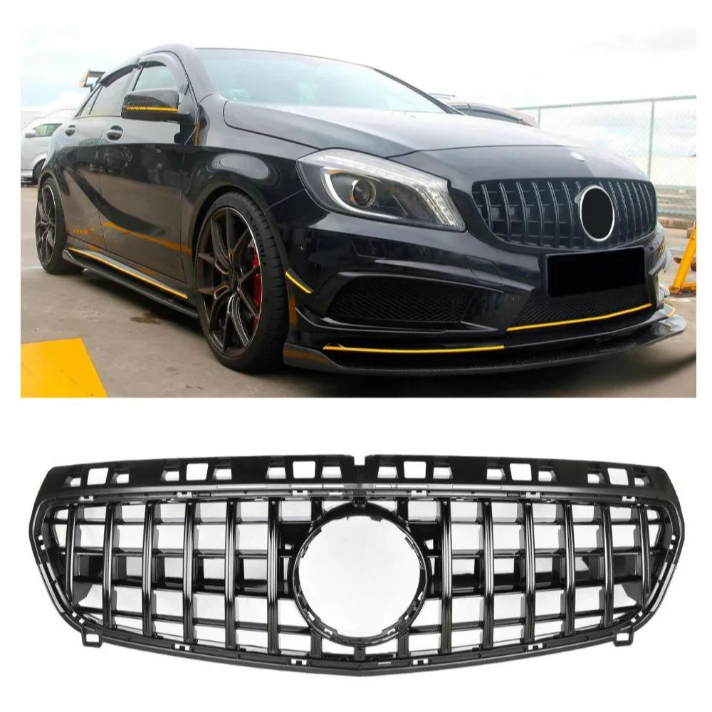 Griglia Radiatore Anteriore AMG Nera Per Mercedes Classe A W177 2018+ - A180, A200, A250, A35 - Foto 2