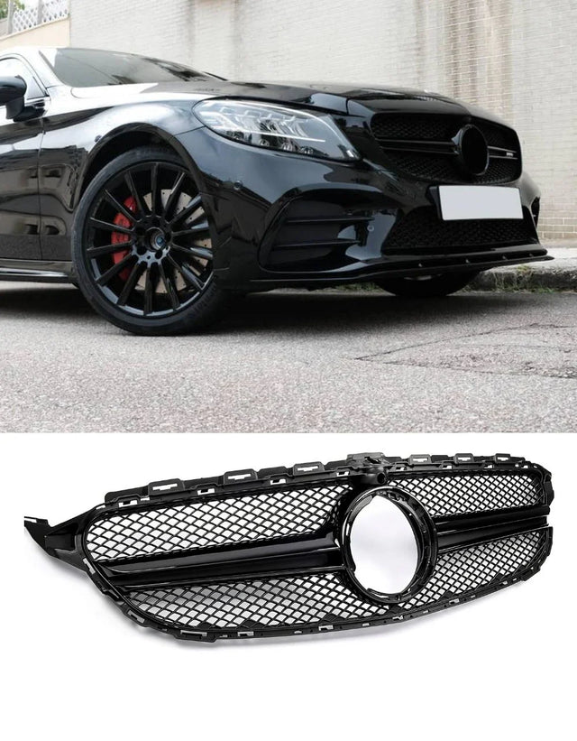 Mercedes C W205 S205 2018-2021 Griglia Radiatore Look AMG - autorivallo