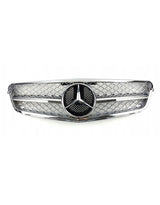 Mercedes C W204 2007-2014 Griglia Radiatore Cromato Look AMG