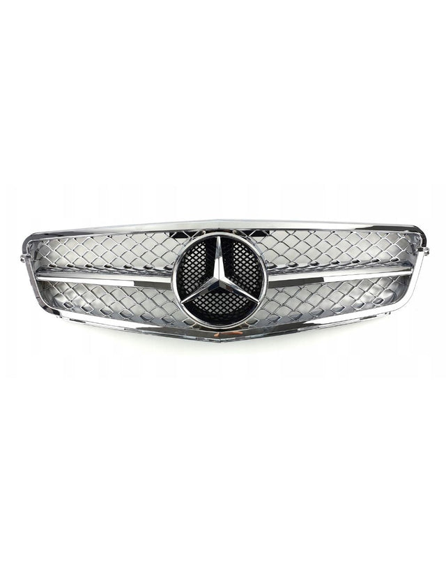 Mercedes C W204 2007-2014 Griglia Radiatore Cromato Look AMG