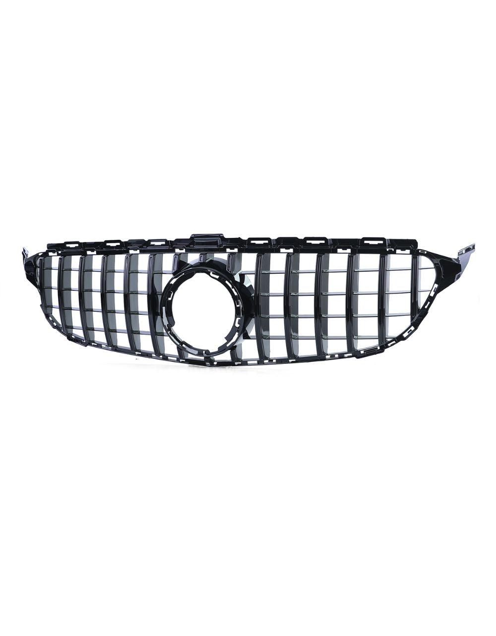 Mercedes C W205 2018-2021 Griglia Radiatore Panamericana Nero Lucido Look AMG