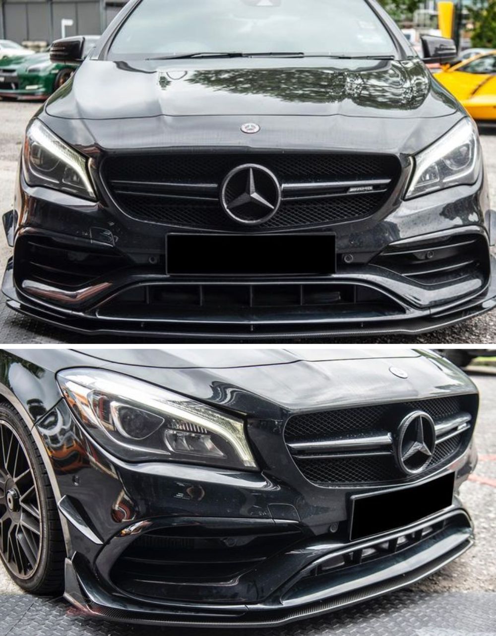 Mercedes C117 CLA 2013-2018 Griglia Radiatore Look AMG