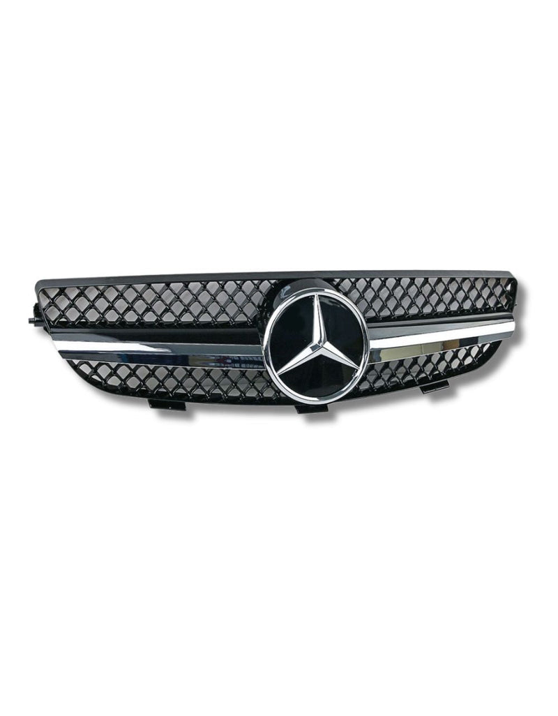 Mercedes CLK W209 2003-2009 Griglia Radiatore LOOK AMG Nero Cromato