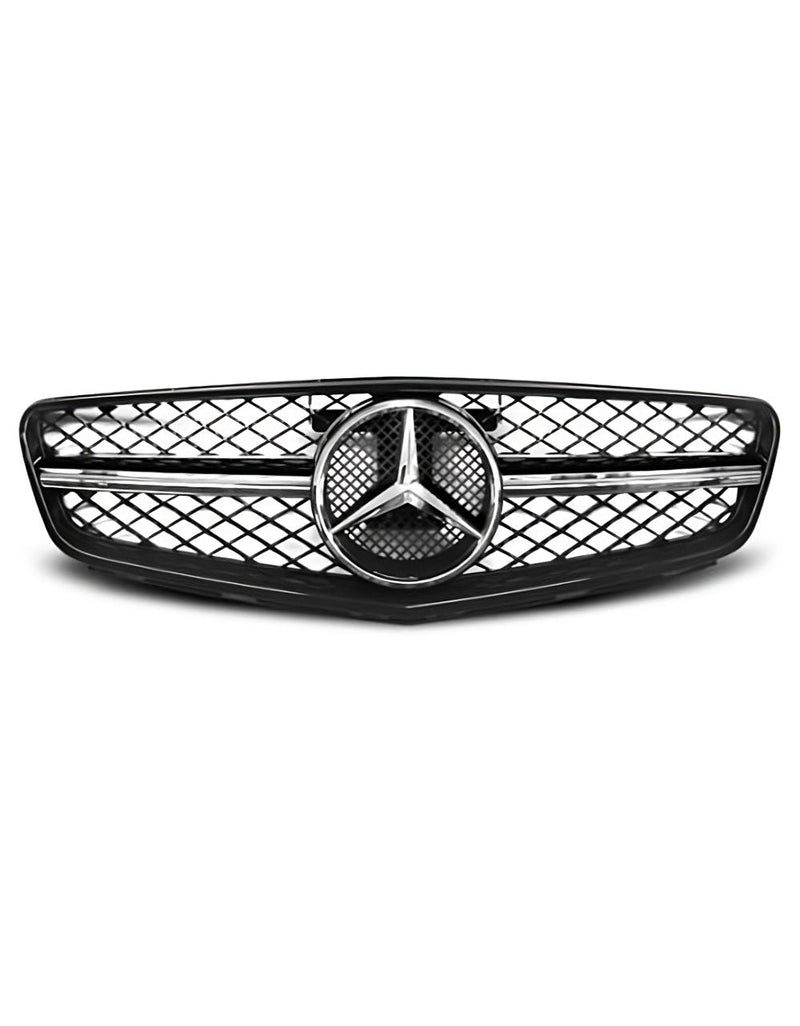 Mercedes Coupe C204 2011-2014 Griglia Anteriore Nero Lucido Look AMG