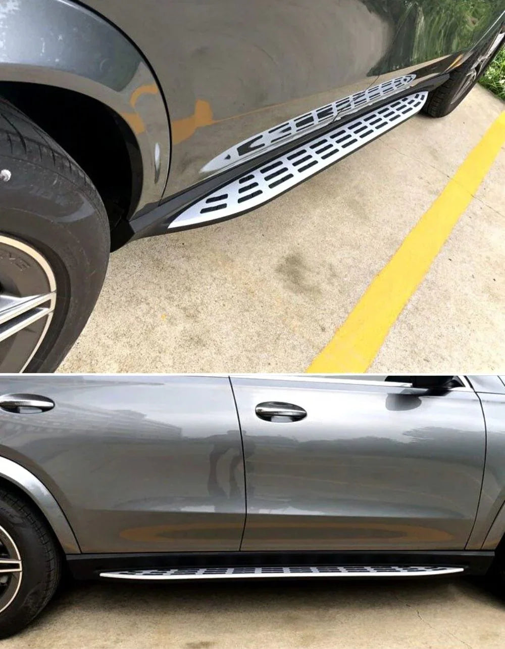 Pedane Laterali Per Infiniti QX60 2022-2025 - In Alluminio Nero - Foto 1