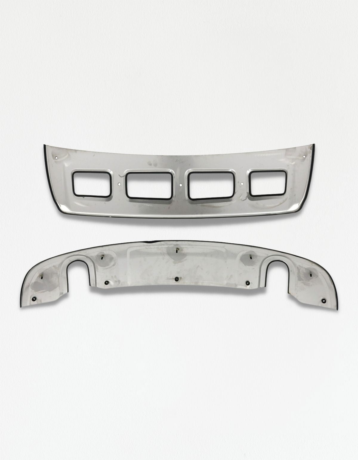 Audi Q5 8R 2008-2012 Protezione Sotto Paraurti Acciaio Inox Piastre Anteriore e Posteriore