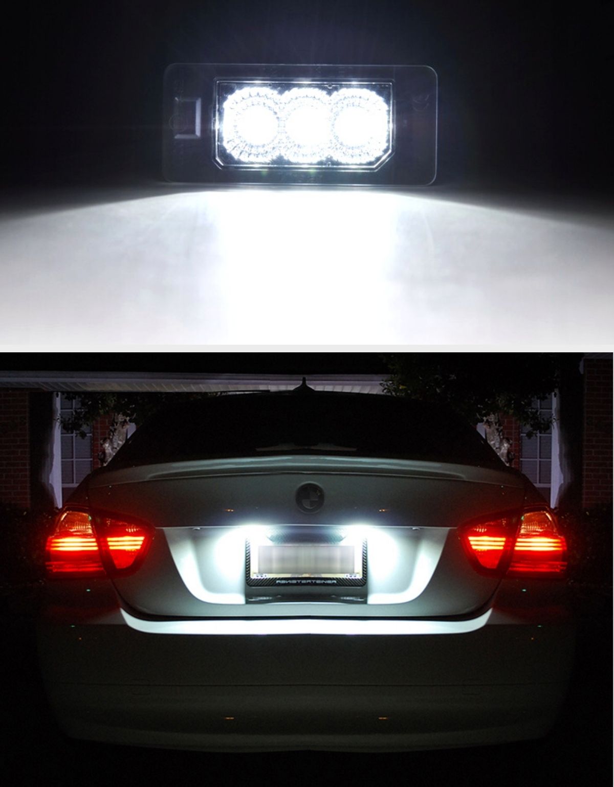BMW Serie 3 E92 E93 2006-2013 Plafoniere Led Luci Targa Canbus