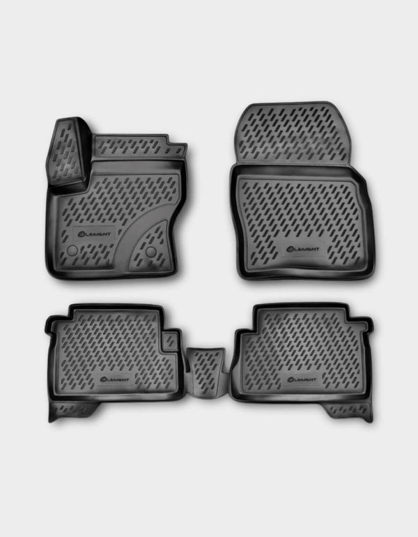 Ford Kuga II 2013-2019 Tappetini Anteriori & Posteriori in gomma, di alta qualità. I nostri tappetini sono SU MISURA, perfettamente compatibili! Realizzati in gomma (TPE)