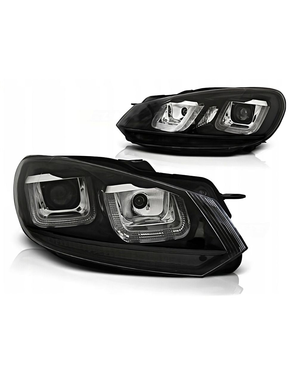 VW Golf 6 2008-2012 Fari Anteriori Luci Diurne U-LED R-Line