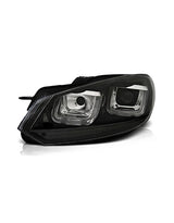 VW Golf 6 2008-2012 Fari Anteriori Luci Diurne U-LED R-Line
