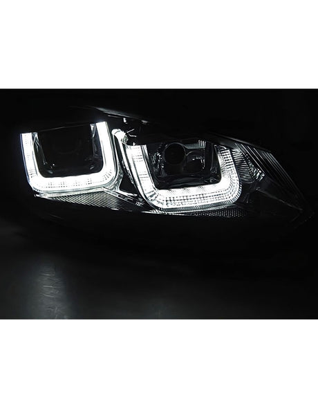 VW Golf 6 2008-2012 Fari Anteriori Luci Diurne U-LED R-Line