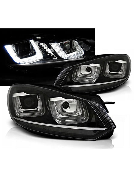 VW Golf 6 2008-2012 Fari Anteriori Luci Diurne LED R-Line Look