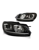VW Golf 6 2008-2012 Fari Anteriori Luci Diurne LED R-Line Look