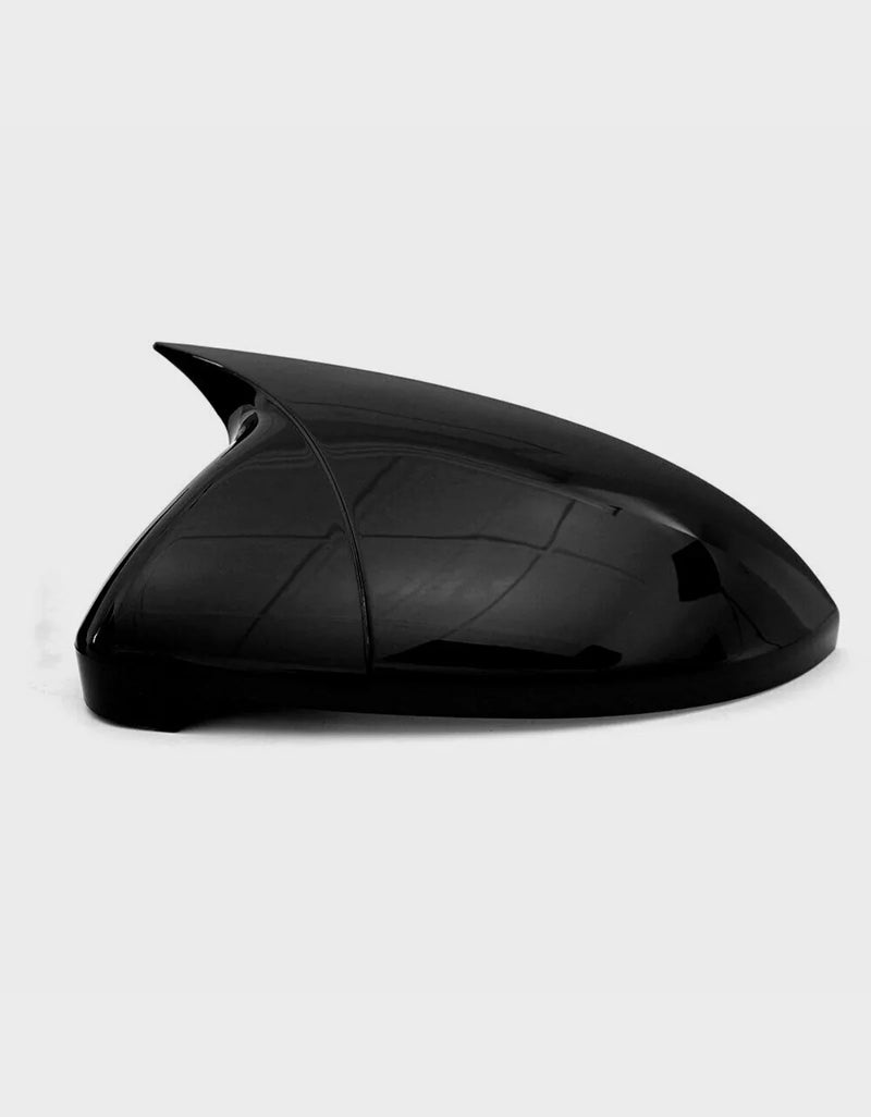 2 Calotte Specchietto Retrovisore Esterno Nero Lucido In ABS Per Fiesta MK7 Berlina E Hatchback (2011-2017) - 2