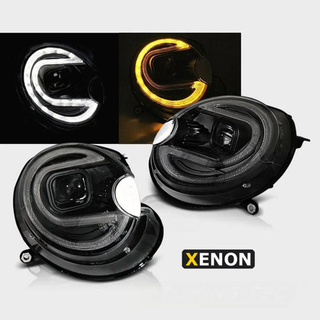 Mini R56 R57 2006-2014 Fari Anteriori LED Lightube Xenon - autorivallo